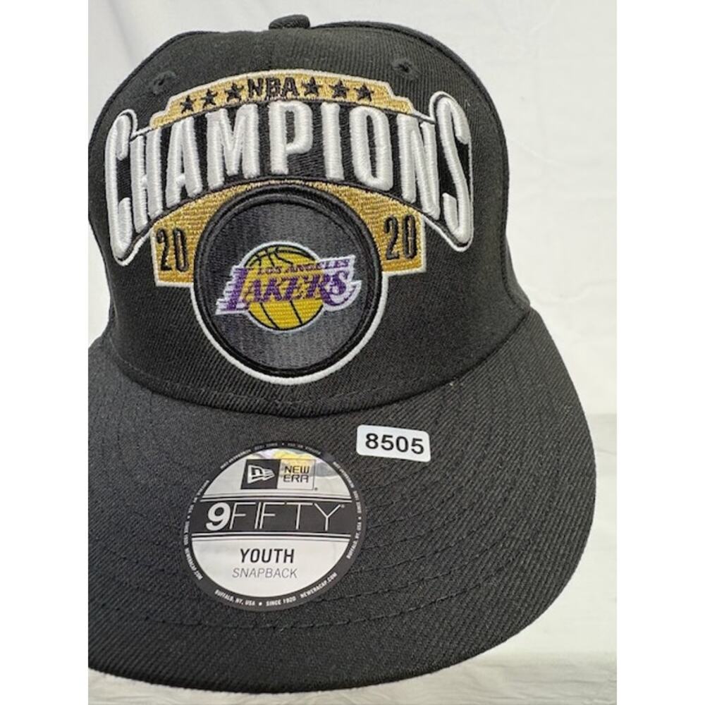 New Era 9FIFTY Youth Los Angeles Lakers 2020 NBA Champions Snapback - Picture 4 of 8